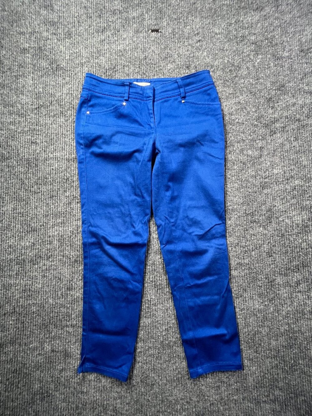 Cache Women's Blue Petite Jean Denim Pants Size 2